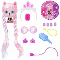 Игровой набор IMC Toys VIP Pets GLAM GEMS Модные щенки Mimi