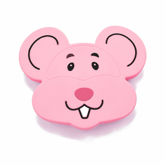 Тарелка детская с крышкой Мышка Funtasy, Розовый