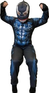 Карнавальный костюм SuperHero Веном, черный, 128