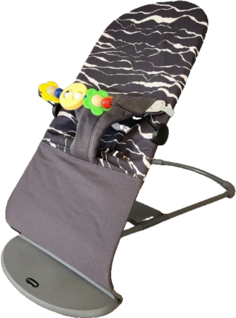 Кресло-шезлонг Luxmom с естественным покачиванием Бирюзовый