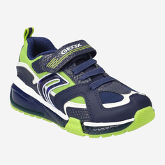Кроссовки Geox J Bayonyc Boy для мальчиков, размер 30, J36FEE050FUC0749, сине-зеленый