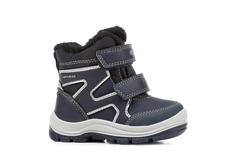 Полусапожки Geox B Flanfil Boy B Abx для мальчиков размер 23 B263VC0CEFUC0673, серебристый