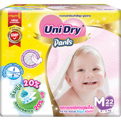 Детские подгузники-трусики UNIDRY Super Dry, M, 6-11 кг, 22шт