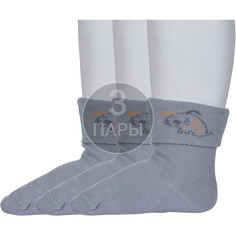 Носки детские Rusocks 3-Д3-130091М, серые, 10-12