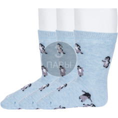 Носки детские Rusocks 3-Д3-130096М, рис. 01, светло-голубые, 10-12