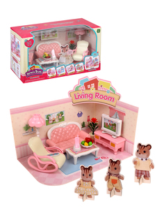 Игрушечная мебель Наша игрушка Гостинная, 22 предмета, 803958