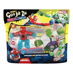 Игровой набор GooJitZu Человек-Паук и Ящер Гу Шифтерс тянущиеся