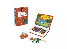 Книга-игра Janod Динозавры, магнитная J02590