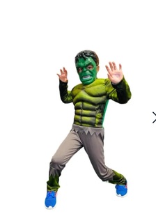 Карнавальный костюм SuperHero Халк, размер S, зеленый, а00000155