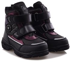 Ботинки Minimen для девочек, чёрные, размер 33, 2657-64-23B-05