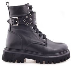 Ботинки Minimen для девочек, чёрные, размер 36, 2666-44-23B-02