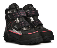 Ботинки Minimen для девочек, чёрные, размер 30, 2657-63-23B-01
