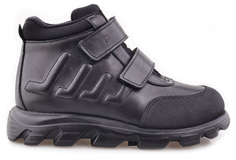 Ботинки Minimen для мальчиков, чёрные, размер 38, 2640-45-23B-01