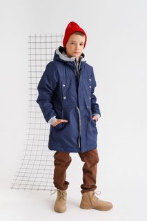 Куртка детская Minidino В-К-013, синий, 104