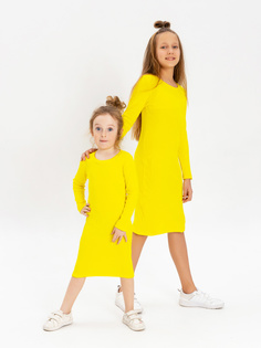 Платье детское КотМарКот 222730079, желтый, 116