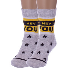 Носки детские NOSMAG2-5С-11СП, рис 501, светло-серые, 16