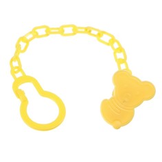 Держатель для соски - пустышки, цвет МИКС, на цепочке