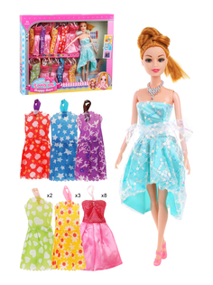 Кукла с одеждой Наша Игрушка Гардероб, 803933