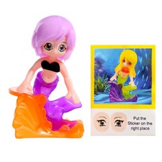 Пластмассовый конструктор «Русалочка», 6 деталей, МИКС(20 шт.) No Brand