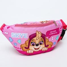Cумка на пояс 25*6*13, отд на молн, без подклада, розовый PAW Patrol