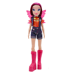 Кукла Winx Club шарнирная Текна в шортах с крыльями, 24 см, IW01322206