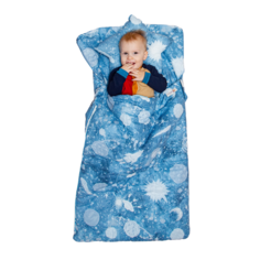 Спальный мешок с анатомической подушкой для детей 6-36 месяцев OwlEarlyBird Космос Owl&Earlybird