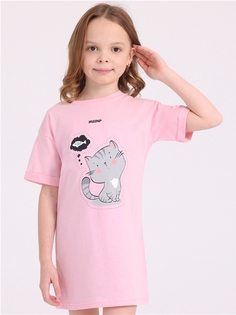 Платье детское Апрель 250дев001Д1, светло-розовый11 Мечты о рыбе, 110