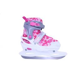 Коньки раздвижные JR Jenny ICE бел/розов/серебр р.38-41 Calambus