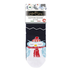 Носки детские Omsa Calzino 21N61 хлопок синие р 27-30