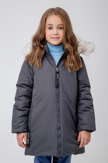 Пальто детское CROCKID 2G LJKT 031.3, темно-серый, 122
