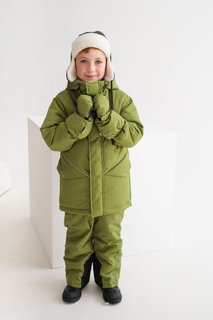 Куртка детская Minidino В-К-016, грин, 146
