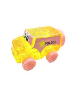 Лизун Машинка X-6, игрушка-антистресс, желтый No Brand