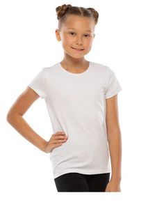Футболка детская Дебют дф230, белый, 110