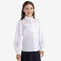 Блузка детская Kapika KJGCB06, белый, 122