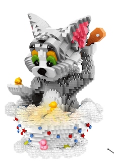 Конструктор 3D из миниблоков Balody Том и Джери, 2337 дет BA200610