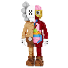 Конструктор 3D из миниблоков Balody Kaws большая фигурка, 1315 дет BA16242