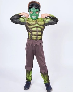 Карнавальный костюм SuperHero Халк, зеленый, 140