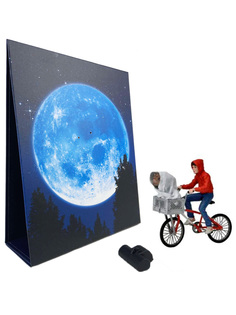 Фигурка Neca Инопланетянин и Эллиот на велосипеде E T the Extra Terrestrial 13 см