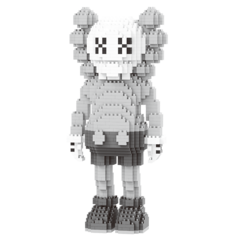 Конструктор 3D из миниблоков Balody Kaws большая фигурка белая, 1332 дет BA16240