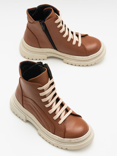 Ботинки детские Dreamurr Shoes M-D-18, коричневый, 35