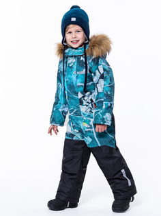 Комбинезон детский NIKASTYLE 8з0923, атлантик/черный, 146