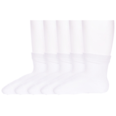 Носки детские LorenzLine 5-Л7, белые, 8-10