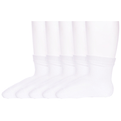 Носки детские LorenzLine 5-Л7, белые, 8-10