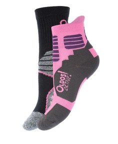 Носки (термоноски) Oldos Солти, черный, розовый/серый, розовый, 39-41