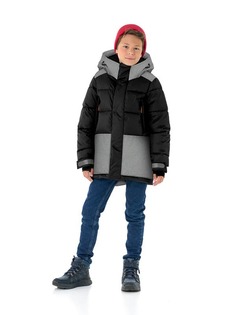 Парка утепленная Oldos Ховард, угольный, 128