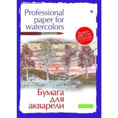 Папка для акварели А4, 20л Альт (200 г/кв.м) набор, 6 уп.