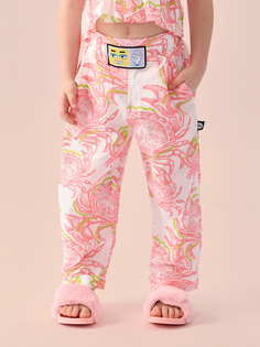 Брюки детские Happy Baby 88119, розовый; зеленый, 110