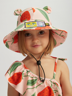 Панама детская Happy Baby 50643, розовый; красный, 48