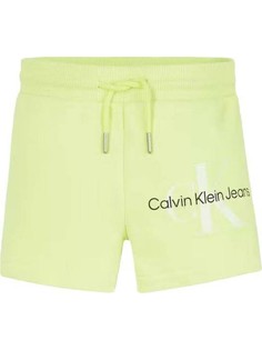 Шорты детские Calvin Klein Reflective Monogram Shorts зеленый 146