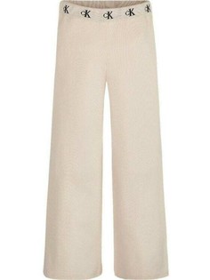 Брюки детские Calvin Klein Rib Sweater Pants белый 146
